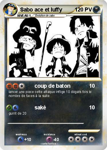 Pokemon Sabo ace et luffy