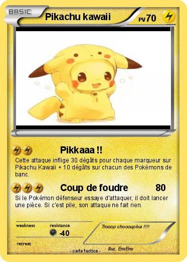 Pokemon Pikachu kawaii