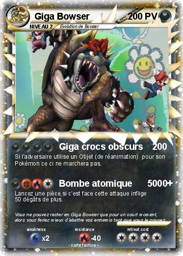 Pokemon Giga Bowser