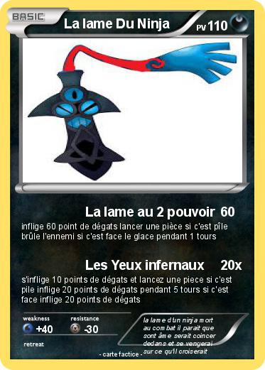Pokemon La lame Du Ninja