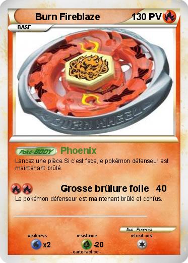 Pokemon Burn Fireblaze