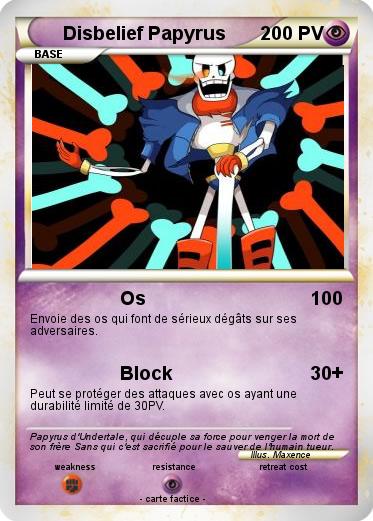 Pokemon Disbelief Papyrus