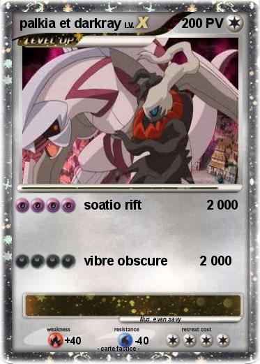 Pokemon palkia et darkray