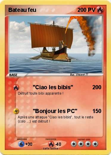 Pokemon Bateau feu