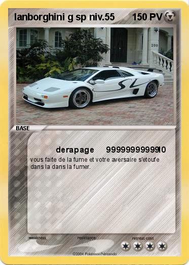 Pokemon lanborghini g sp niv.55