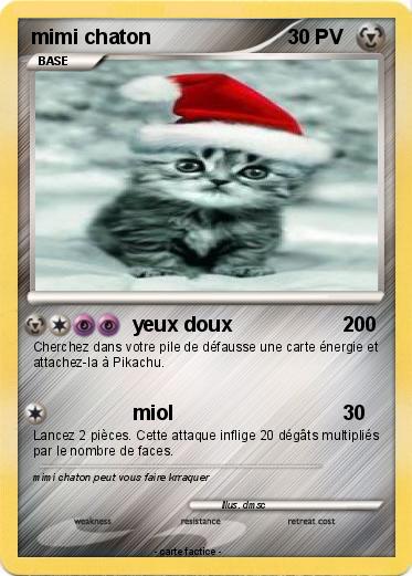 Pokemon mimi chaton