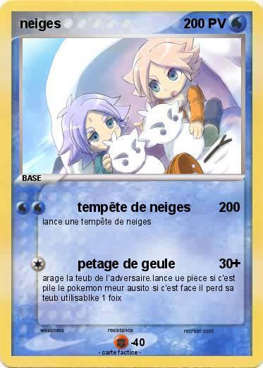 Pokemon neiges