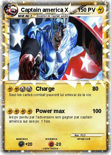 Pokemon Captain america X