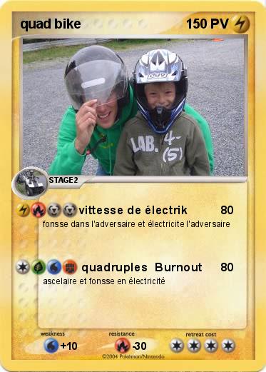 Pokemon quad bike