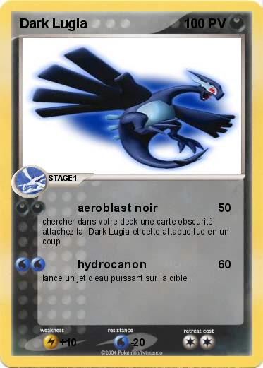 Pokemon Dark Lugia