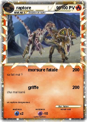 Pokemon raptore                     99