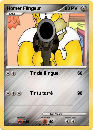 Pokemon Homer Flingeur