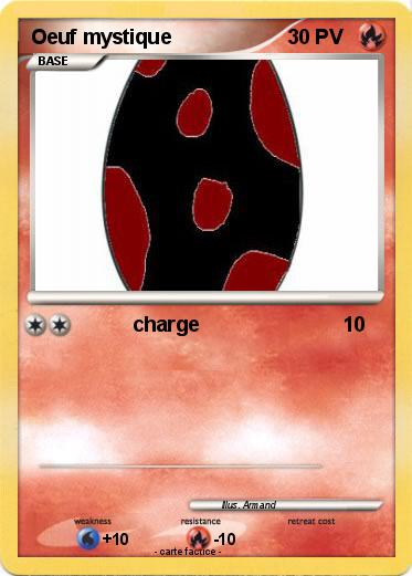 Pokemon Oeuf mystique