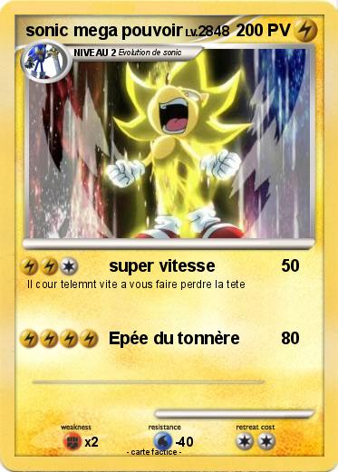 Pokemon sonic mega pouvoir