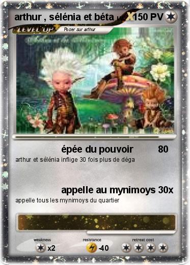 Pokemon arthur , sélénia et béta