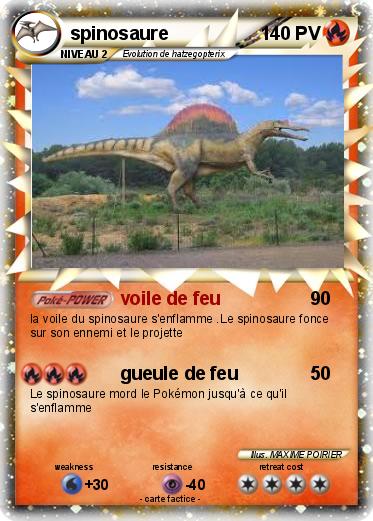 Pokemon spinosaure