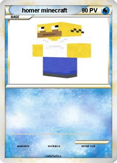 Pokemon homer minecraft