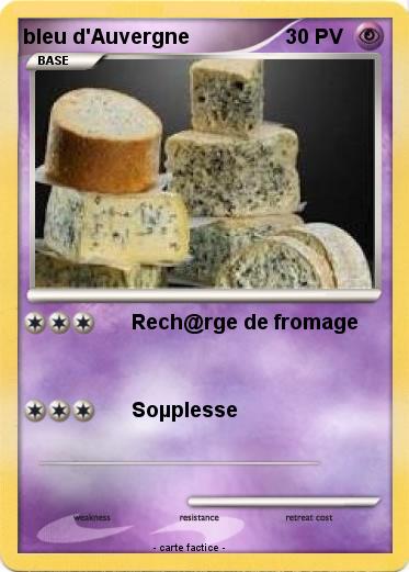 Pokemon bleu d'Auvergne