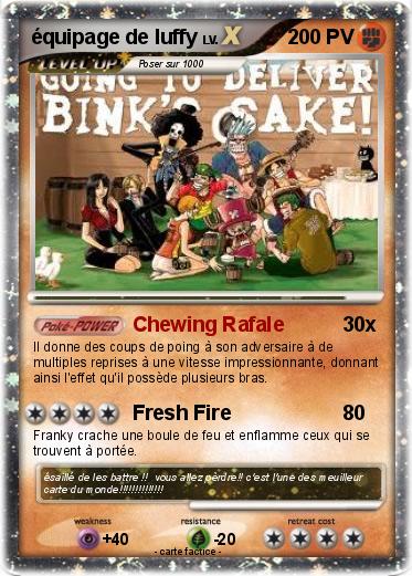 Pokemon équipage de luffy