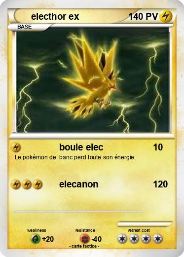 Pokemon electhor ex
