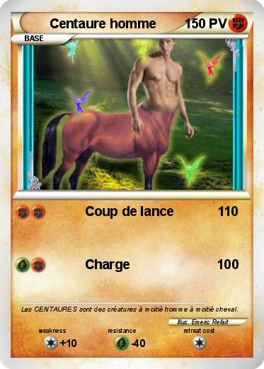 Pokemon Centaure homme