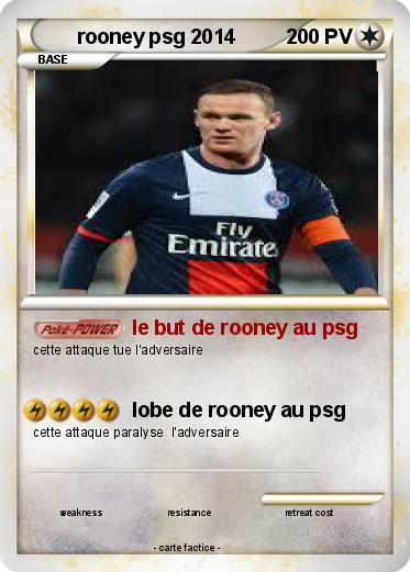 Pokemon rooney psg 2014