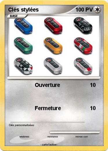 Pokemon Clés stylées