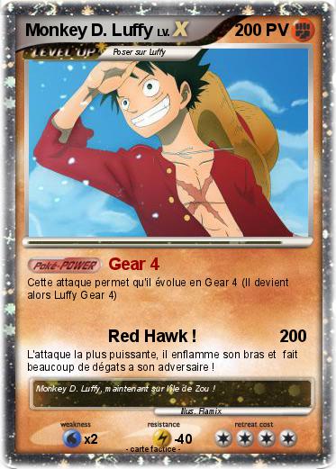 Pokemon Monkey D. Luffy