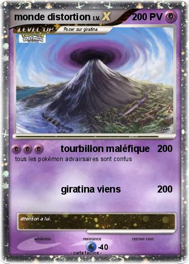 Pokemon monde distortion