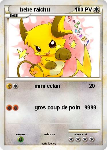 Pokemon bebe raichu