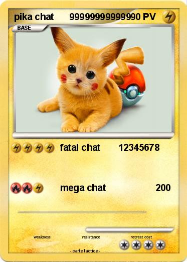 Pokemon pika chat      999999999999
