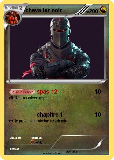 Pokemon chevalier noir