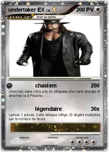 Pokemon undertaker EX