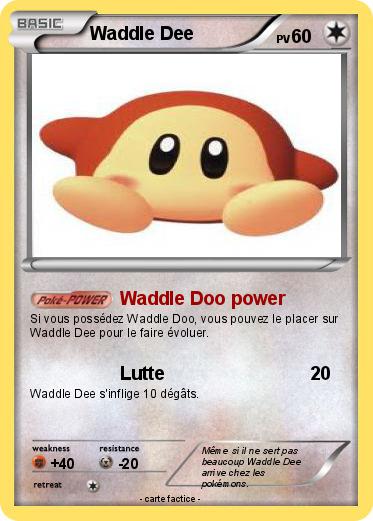 Pokemon Waddle Dee