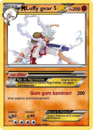 Pokemon Luffy gear 5