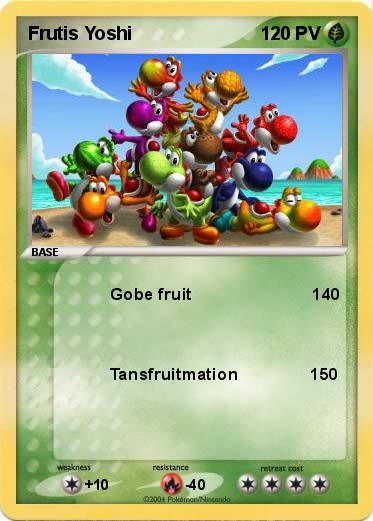 Pokemon Frutis Yoshi