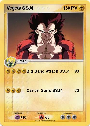 Pokemon Vegeta SSJ4