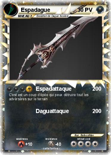 Pokemon Espadague
