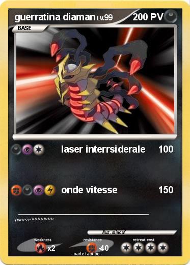 Pokemon guerratina diaman