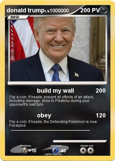 Pokemon donald trump