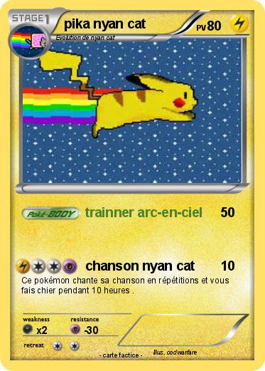 Pokemon pika nyan cat