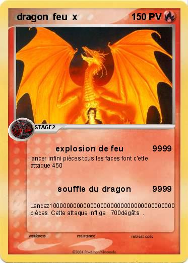 Pokemon  dragon  feu  x 