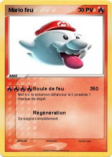 Pokemon Mario feu 