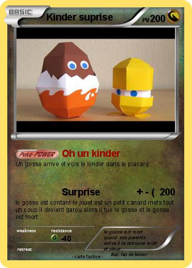 Pokemon Kinder suprise
