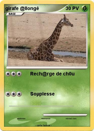 Pokemon girafe @llongé