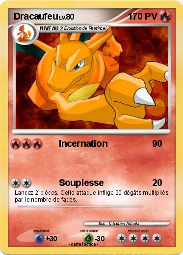 Pokemon Dracaufeu