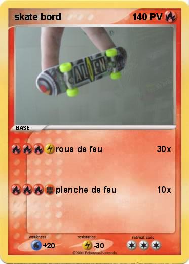 Pokemon skate bord