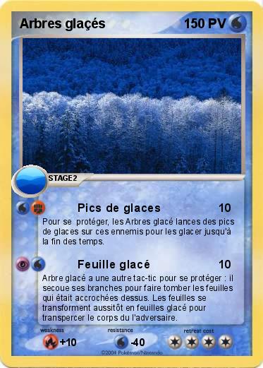 Pokemon Arbres glaçés