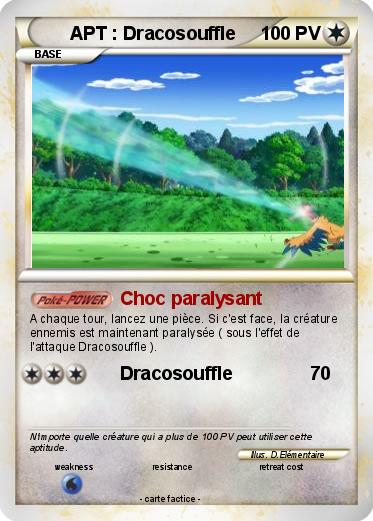 Pokemon APT : Dracosouffle