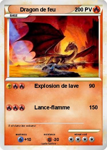 Pokemon Dragon de feu